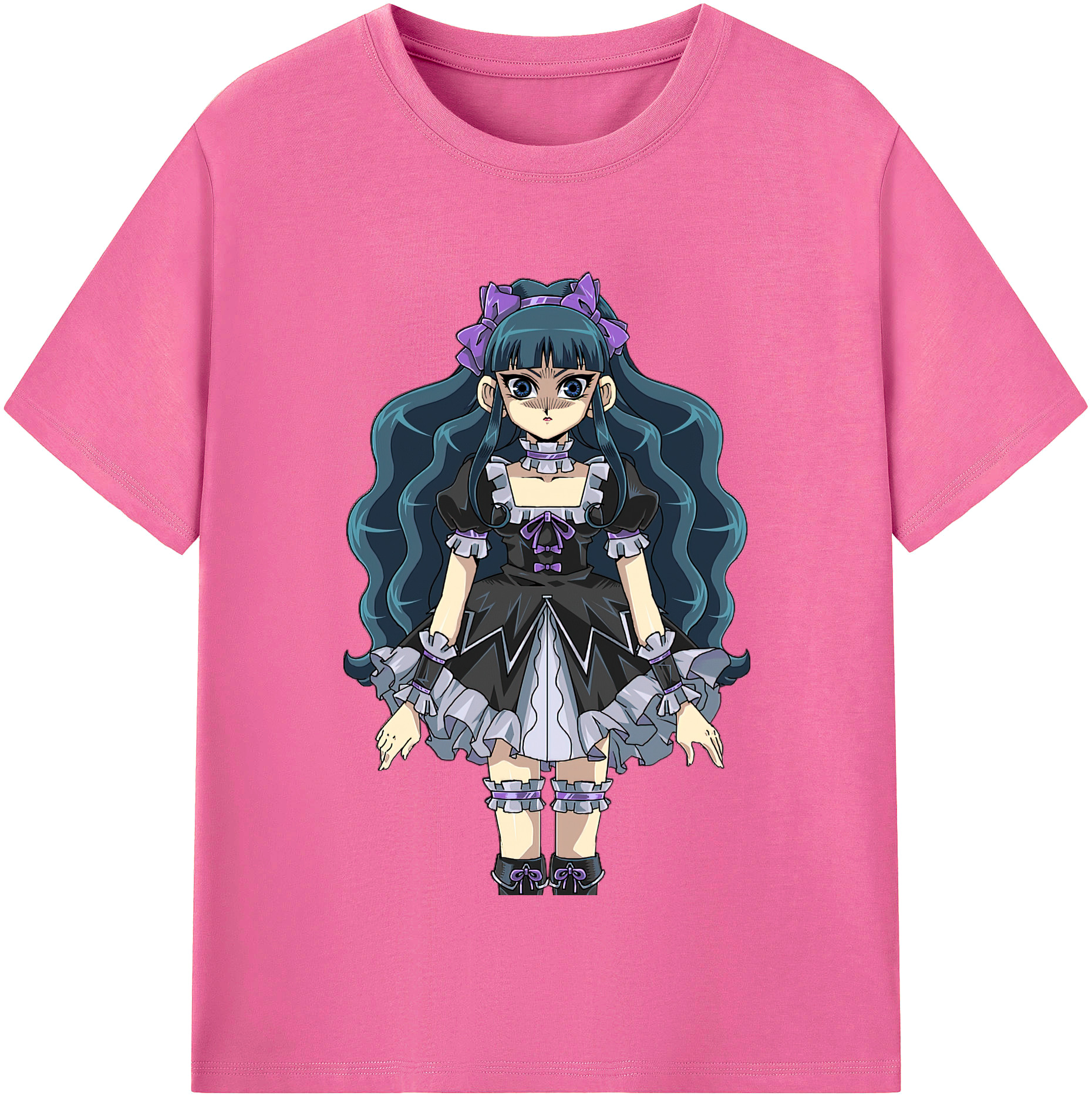 （画像用） 遊☆戯☆王 Yu-Gi-Oh! レディースカジュアルプリントTシャツ（綿100％）